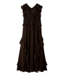 LILY BROWN（リリーブラウン）の「ラッフルフリルフレアワンピース（ワンピース）」