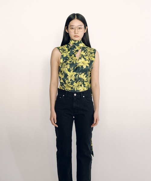 KEISUKEYOSHIDA（ケイスケヨシダ）の「Scarf Lining Top（シャツ/ブラウス・レディース・イエロー・FREE）」の9枚目の写真