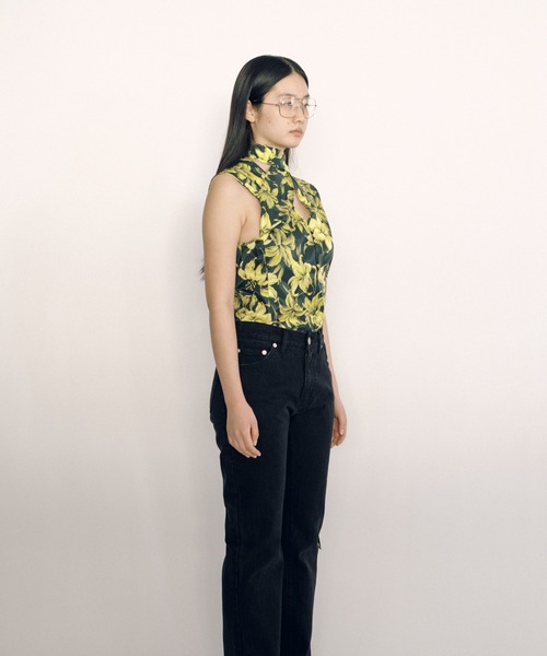 KEISUKEYOSHIDA（ケイスケヨシダ）の「Scarf Lining Top（シャツ/ブラウス・レディース・イエロー・FREE）」の10枚目の写真