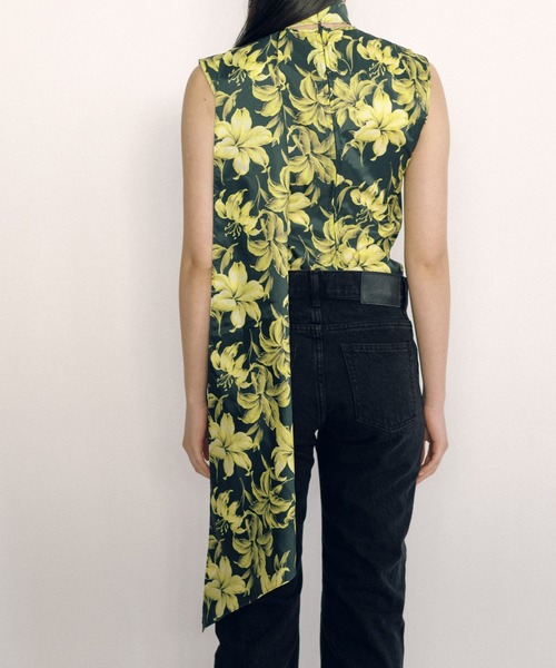 KEISUKEYOSHIDA（ケイスケヨシダ）の「Scarf Lining Top（シャツ/ブラウス・レディース・イエロー・FREE）」の3枚目の写真