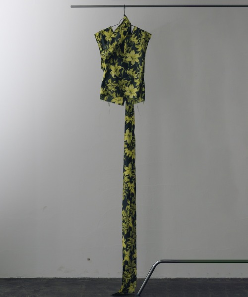 KEISUKEYOSHIDA（ケイスケヨシダ）の「Scarf Lining Top（シャツ/ブラウス・レディース・イエロー・FREE）」の6枚目の写真