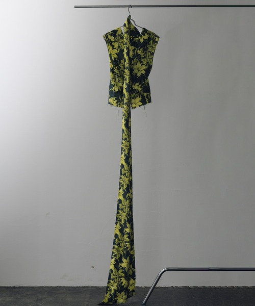 KEISUKEYOSHIDA（ケイスケヨシダ）の「Scarf Lining Top（シャツ/ブラウス・レディース・イエロー・FREE）」の7枚目の写真