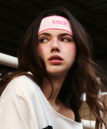 ERER（エルエル）の「Jacquard Hair Band Neon Pink（ヘアバンド）」