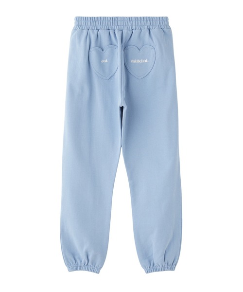 MILKFED.（ミルクフェド）の「HEART POCKET SWEATPANTS（スウェットパンツ・レディース・オートミール/ブラック/ライトブルー・S/M）」の14枚目の写真