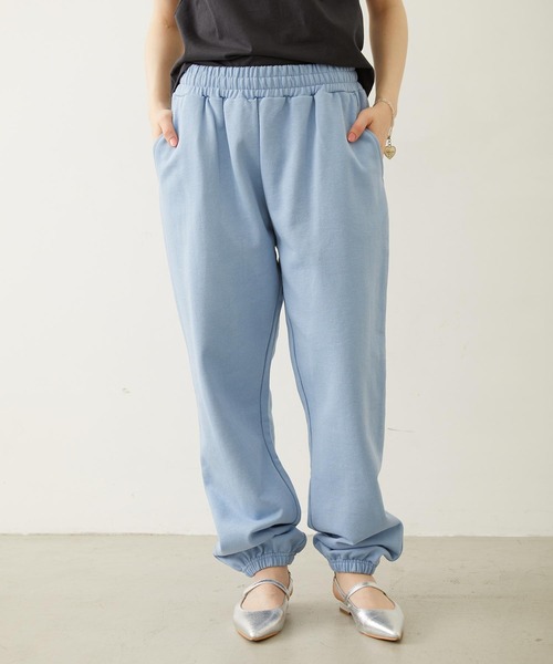 MILKFED.（ミルクフェド）の「HEART POCKET SWEATPANTS（スウェットパンツ・レディース・オートミール/ブラック/ライトブルー・S/M）」の21枚目の写真