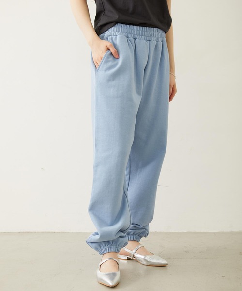 MILKFED.（ミルクフェド）の「HEART POCKET SWEATPANTS（スウェットパンツ・レディース・オートミール/ブラック/ライトブルー・S/M）」の22枚目の写真