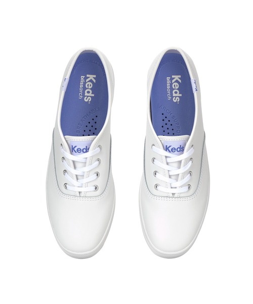 Keds(ケッズ)の「Keds ケッズ チャンピオン レザー ホワイト(スニーカー・レディース・ホワイト・23.5cm/24.0cm/22.5cm/23.0cm/24.5cm/25.0cm)」の5枚目の写真