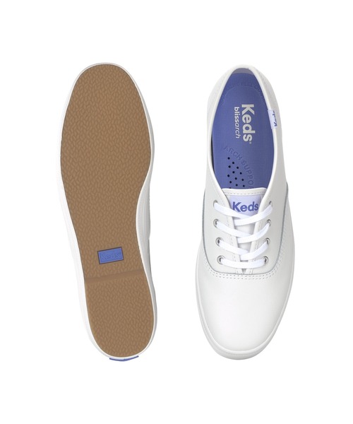 Keds(ケッズ)の「Keds ケッズ チャンピオン レザー ホワイト(スニーカー・レディース・ホワイト・23.5cm/24.0cm/22.5cm/23.0cm/24.5cm/25.0cm)」の7枚目の写真