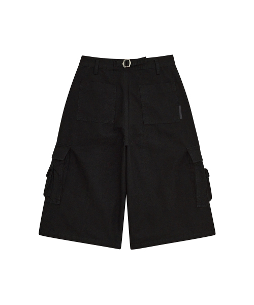 DEFGARMENTS（デフグラメンツ）の「OX. CARGO SHORTS [BLACK]（その他パンツ・レディース・その他・MEDIUM/LARGE/SMALL）」の4枚目の写真