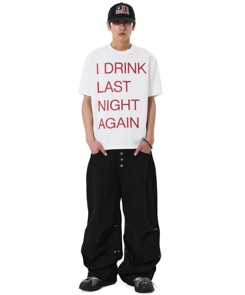 OY(オーワイ)の「『OY/オーワイ』NEVER SOBER TEE/ネヴァーソーバーTシャツ(Tシャツ/カットソー・メンズ・ホワイト/ブラック・L/M)」の12枚目の写真