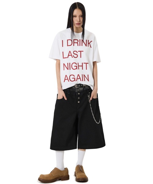 OY(オーワイ)の「『OY/オーワイ』NEVER SOBER TEE/ネヴァーソーバーTシャツ(Tシャツ/カットソー・メンズ・ホワイト/ブラック・L/M)」の11枚目の写真
