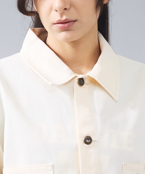 UNIVERSAL OVERALL（ユニバーサルオーバーオール）の「【UNIVERSAL OVERALL / ユニバーサルオーバーオール】カバーオール ジャケット / ユニセックス（ブルゾン・メンズ・ネイビー/アイボリー・L/M）」の17枚目の写真