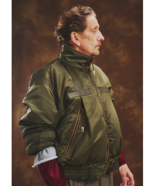 elephant TRIBAL fabrics（エレファントトライバルファブリックス）の「elephant TRIBAL fabrics Blanket Fat Jumper（その他アウター・メンズ・ブラック/カーキ・FREE）」の3枚目の写真