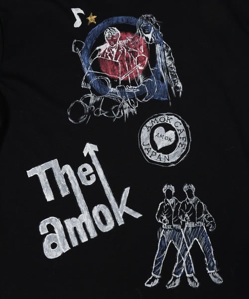 amok(アモク)の「AMOK TEE(Tシャツ/カットソー・メンズ・ブラック/ホワイト・L/M/S)」の7枚目の写真