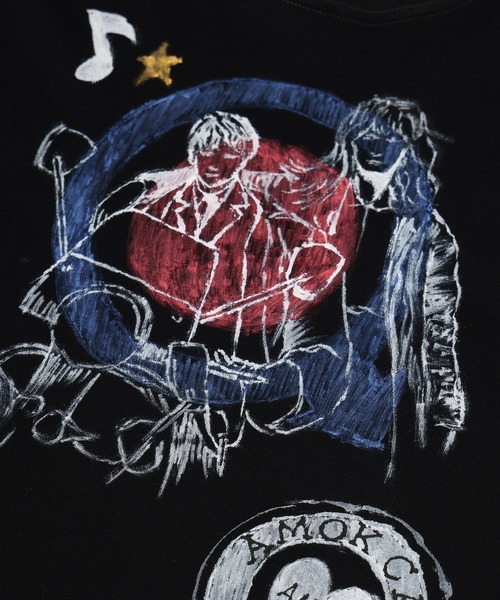 amok(アモク)の「AMOK TEE(Tシャツ/カットソー・メンズ・ブラック/ホワイト・L/M/S)」の3枚目の写真