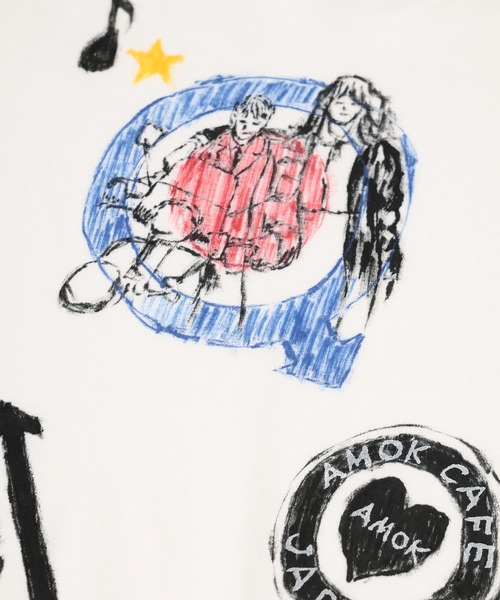 amok(アモク)の「AMOK TEE(Tシャツ/カットソー・メンズ・ブラック/ホワイト・L/M/S)」の5枚目の写真