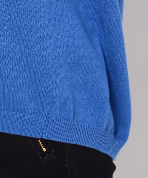 SHARE PARK（シェアパーク）の「コットンカシミヤ　Vネックニット（ニット/セーター・レディース・ホワイト系/イエロー系/レッド系/ブルー系/ネイビー系・1）」の7枚目の写真