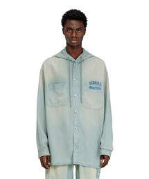 DIESEL | メンズ デニムシャツ D-DEWNY-HOOD-S3(シャツ/ブラウス)