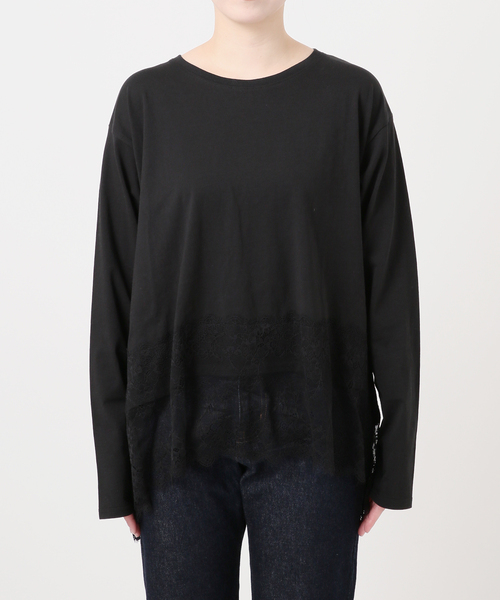 追加》レースコンビカットソー2（Tシャツ/カットソー）｜SLOBE IENA