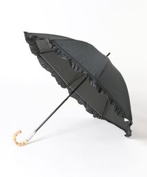 JILL STUART（ジルスチュアート）の「【 JILL STUART（ジル スチュアート）】ラメドットカットジャカードフリル晴雨兼用パラソル(長傘)（長傘）」