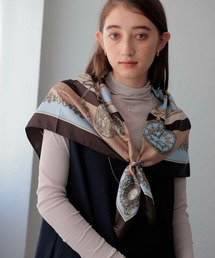 Jines（ジネス）の「クロック柄スカーフ（バンダナ/スカーフ）」