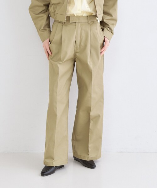 セール】【Dickies(R)×OPAQUE.CLIP】ツータックワイドパンツ（その他