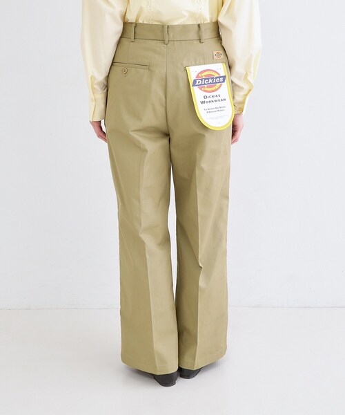 OPAQUE.CLIP(オペークドットクリップ)の「【Dickies(R)×OPAQUE.CLIP】ツータックワイドパンツ(その他パンツ・レディース・ブラウン系その他/オリーブ・03/02)」の19枚目の写真