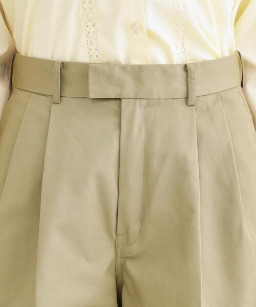 OPAQUE.CLIP(オペークドットクリップ)の「【Dickies(R)×OPAQUE.CLIP】ツータックワイドパンツ(その他パンツ・レディース・ブラウン系その他/オリーブ・03/02)」の18枚目の写真