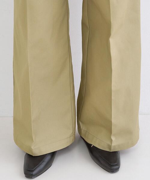 OPAQUE.CLIP(オペークドットクリップ)の「【Dickies(R)×OPAQUE.CLIP】ツータックワイドパンツ(その他パンツ・レディース・ブラウン系その他/オリーブ・03/02)」の14枚目の写真