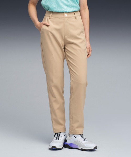 PUMA（プーマ）の「PUMA プーマ ウィメンズ ゴルフ PB リラックス テーパード パンツ（その他パンツ・レディース・ブルー系その他2/サンドベージュ・MEDIUM/LARGE/X-LARGE/SMALL）」の2枚目の写真
