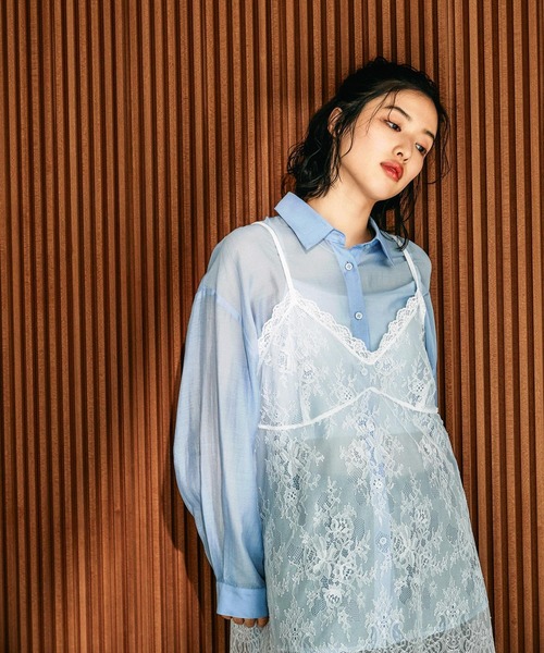 総レースキャミソール 648050【KKfashion紹介アイテム】（キャミソール