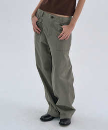 WELLBEING EXPRESS（ウェルビーイングエクスプレス）の「Washed Stripe Pants Ash Khaki（その他パンツ）」