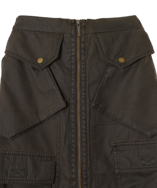 Feng Chen Wang（フェン・チェン・ワン）の「Zip Up Cargo Skirt FWF20SK05（スカート・レディース・ブラウン・SMALL/MEDIUM）」の3枚目の写真