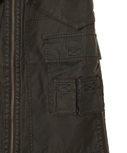Feng Chen Wang（フェン・チェン・ワン）の「Zip Up Cargo Skirt FWF20SK05（スカート・レディース・ブラウン・SMALL/MEDIUM）」の4枚目の写真