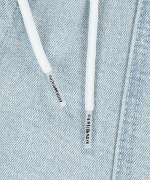 BROWNBREATH（ブラウンブレス）の「WASHED BANDING BERMUDA PANTS - LIGHT BLUE（その他パンツ・レディース・その他・SMALL/MEDIUM/LARGE/X-LARGE）」の5枚目の写真