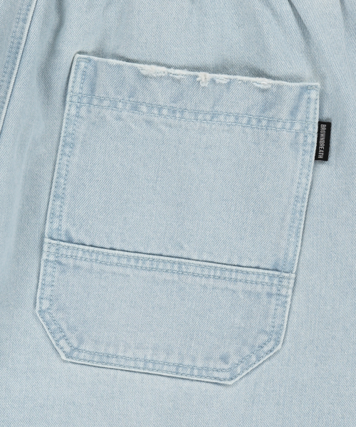 BROWNBREATH（ブラウンブレス）の「WASHED BANDING BERMUDA PANTS - LIGHT BLUE（その他パンツ・レディース・その他・SMALL/MEDIUM/LARGE/X-LARGE）」の7枚目の写真