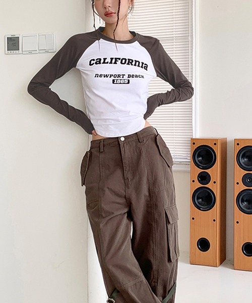 Songe(ソンジュ)の「ラグランロンT(Tシャツ/カットソー・レディース・ホワイト・S/M/L)」の20枚目の写真