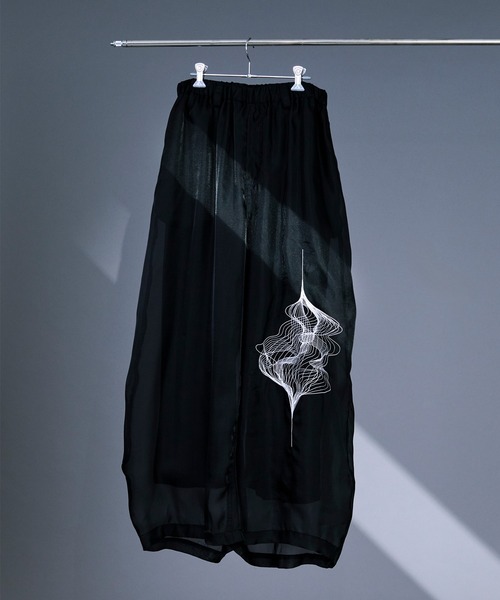Ellno Loset(エルノロゼット)の「ノイズ刺繍シアーバルーンパンツ/SETUP対応(その他パンツ・メンズ・ブラック・X-SMALL/LARGE/SMALL/MEDIUM)」の16枚目の写真