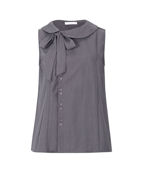 ILLIGO（イリゴ）の「ロープフレアブラウスチャコール（シャツ/ブラウス・レディース・その他・OS）」の4枚目の写真