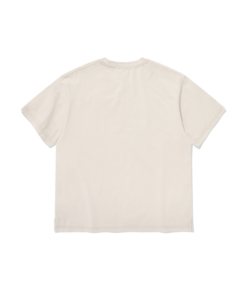 COVERNAT(カバーナット)の「ウィメンズオーバーサイズピグメントクーパーロゴTシャツライトグレー(Tシャツ/カットソー・レディース・その他・WS/WM)」の2枚目の写真