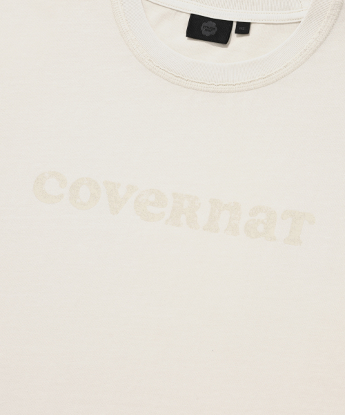COVERNAT(カバーナット)の「ウィメンズオーバーサイズピグメントクーパーロゴTシャツライトグレー(Tシャツ/カットソー・レディース・その他・WS/WM)」の7枚目の写真