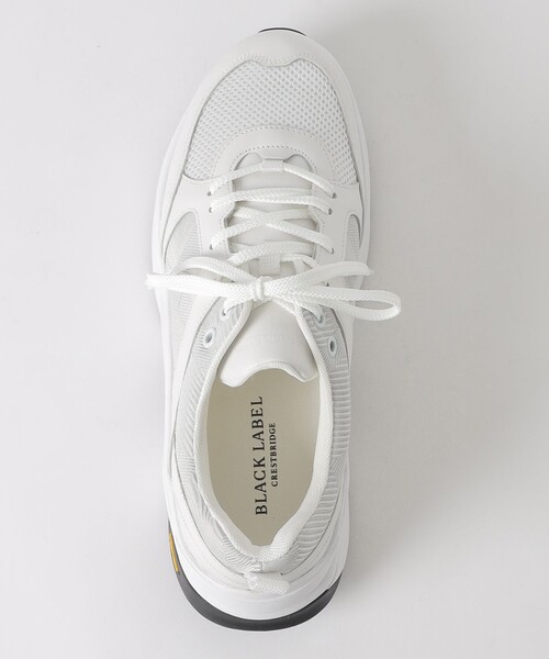 BLACK LABEL CRESTBRIDGE（ブラックレーベル・クレストブリッジ）の「【BLACK.lab】カルゼシャドークレストブリッジチェックコンビビブラムスニーカー（スニーカー・メンズ・ライトグレー・26.0cm/27.0cm/25.0cm）」の4枚目の写真