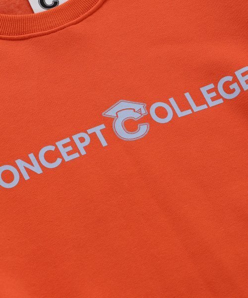 CONCEPTCOLLEGE（コンセプトカレッジ）の「ベーシックラインロゴオレンジスウェットシャツ[男女共用]（スウェット・レディース・その他・LARGE/MEDIUM）」の2枚目の写真