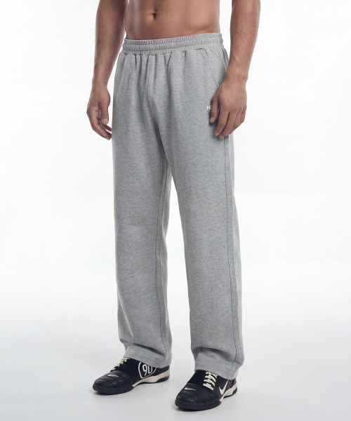 HDEX(エイチデックス)の「イージーデイリーワイドパンツ(メランジェグレー)(その他パンツ・メンズ・グレー・MEDIUM/LARGE/X-LARGE/2XL)」の1枚目の写真