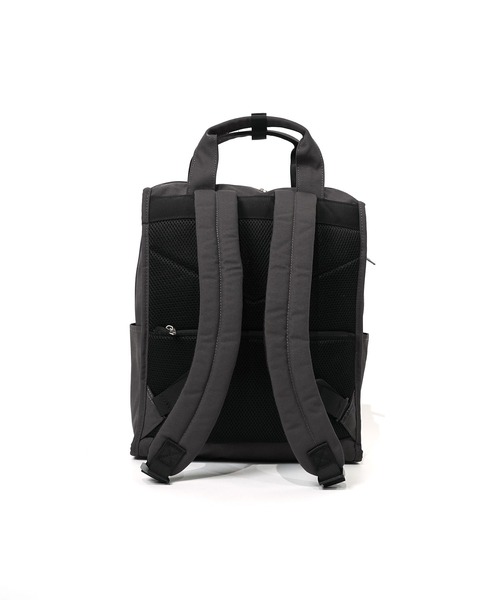 anello(アネロ)の「"02"≪anello GRANDE≫CABIN/キャビン 10ポケット/13L トート型 リュック(バックパック/リュック・レディース・ネイビー/ダークグレー/グレイッシュベージュ/ブラック・ONE SIZE)」の15枚目の写真