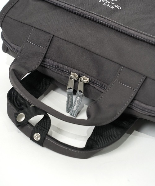 anello(アネロ)の「"02"≪anello GRANDE≫CABIN/キャビン 10ポケット/13L トート型 リュック(バックパック/リュック・レディース・ネイビー/ダークグレー/グレイッシュベージュ/ブラック・ONE SIZE)」の17枚目の写真