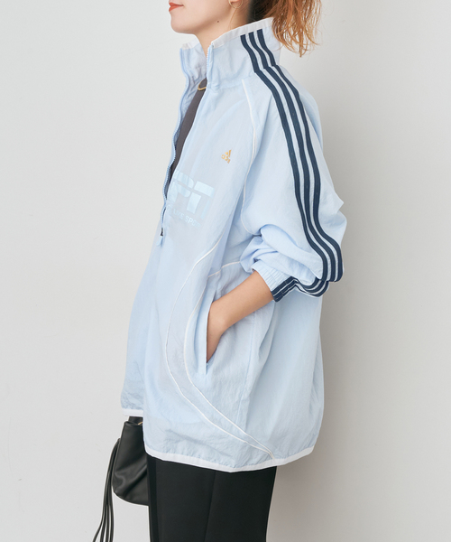 Spick & Span(スピックアンドスパン)の「ADIDAS / アディダス TEAMGEIST 2.0 TRACKTOP(ブルゾン・レディース・ホワイト/エメラルドブルー・MEDIUM)」の13枚目の写真