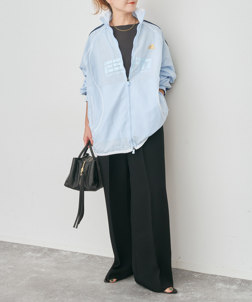 Spick & Span(スピックアンドスパン)の「ADIDAS / アディダス TEAMGEIST 2.0 TRACKTOP(ブルゾン・レディース・ホワイト/エメラルドブルー・MEDIUM)」の16枚目の写真