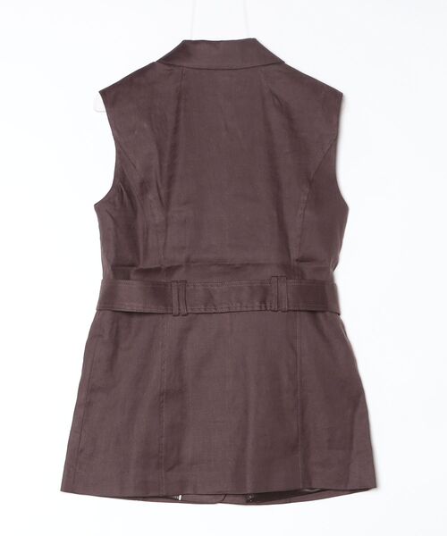 Guess(ゲス)の「CARLA Blazer ベスト スリーブレスジャケット(ベスト・レディース・ブラウン・X-SMALL/SMALL/MEDIUM)」の3枚目の写真
