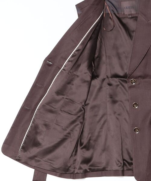 Guess(ゲス)の「CARLA Blazer ベスト スリーブレスジャケット(ベスト・レディース・ブラウン・X-SMALL/SMALL/MEDIUM)」の2枚目の写真